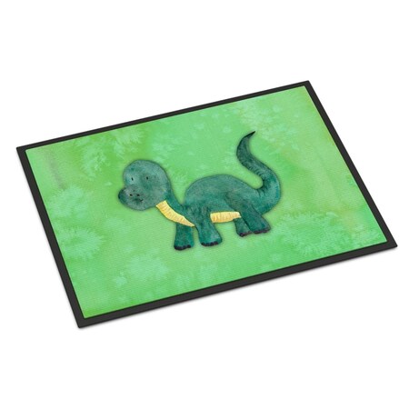 Carolines Treasures 18 x 27 in. Brontosaurus Watercolor Indoor or Outdoor Mat BB7404MAT